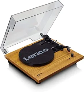 Lenco Record Player LS-10 - قرص دوار مع مكبرات صوت مدمجة