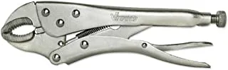 VTOOLS 10 Inch Carbon Steel Locking Plier, Curved Jaw Locking Pliers with Wire Cutter, Pliers for Tightening, Clamping, & Twisting, Ideal For Professionals & DIY, VT2184