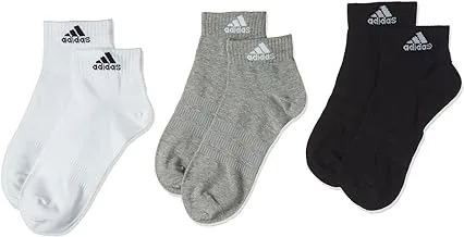 adidas Unisex Adults Linear Crew Cushioned Socks 3 Pairs Socks