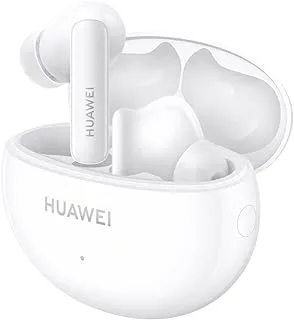HUAWEI FreeBuds 5i Wireless Earphone, TWS Bluetooth Earbuds, Hi-Res sound, multi-mode noise cancellation, 28 hr battery life, Dual device connection, Water resistance, Comfort wear, White, small