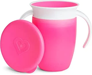 Munchkin - Miracle 360° Trainer Cup with Lid 1pk 7oz - Pink