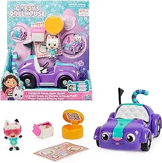 Gabby's Dollhouse 6062145, Carlita Car with Pandy Paws Collectible Figure and 2 Accessories, Kids’ Toys for Ages 3 and above