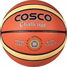 Cosco Challenge Composite Leather Basketball Pasted Orange Size_7