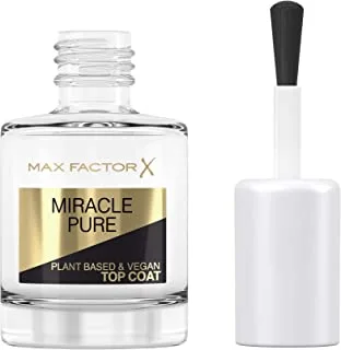 Max Factor Miracle Pure Nail Care Top Coat, 12ml