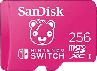 بطاقة SanDisk Nintendo MicroSD UHS I - إصدار Fortnite ، Cuddle Team ، 256 جيجا بايت
