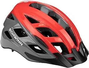 Schwinn Bike Helmet for Adult Mens Dash Helmet Red/Gry