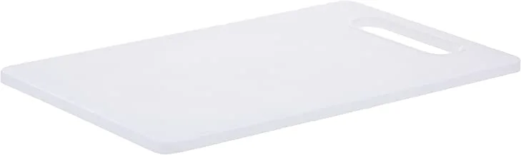 Raj Compact White Medium Plastic Cutting Board, 37.5 cm, CNCB02 - Vegetable, Bread, Fruit, Meat Cutting Board, Chopping Board
