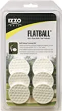 Izzo Golf Flatball Swing Golf Training Aid, White