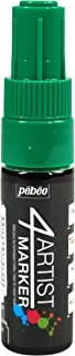 Pebeo 4Artist Chisel Nib Marker, 8 mm Size, 18 Dark Green Box 3 Each
