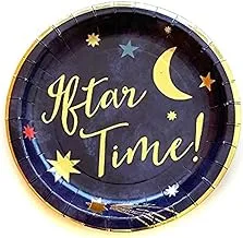 Party Camel iftar Time Plates, 7-Inch Diameter, 12-Pack