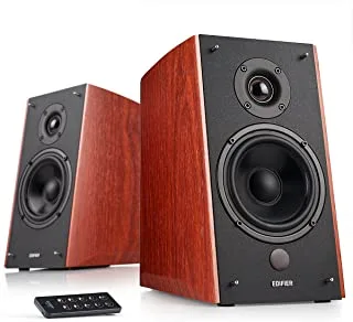 Edifier Bookshelf Speaker With Bluetooth Optical Rca Brown R2000Db Bn