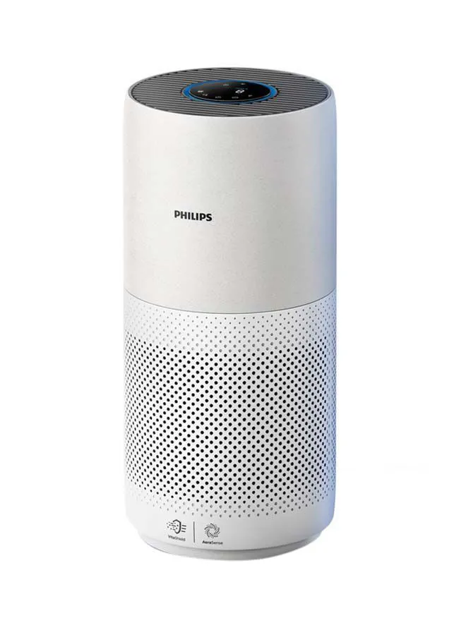 Philips Air Purifier High Performance for Rooms Size of 98 m² Removes House Dust/Aerosols And Uncomfortable Smell -Series 2000i AC2939/90 White/Grey