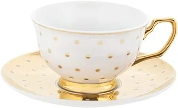 Cristina Re Signature Teacup Gold Polka Dot