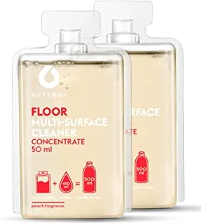 Floor Series Cleaner Concentrate, 2 Capsule Refills, Peach