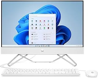 كمبيوتر HP 24-cb1000nx Bundle All-in-One ، شاشة لمس FHD 23.8 بوصة ، Intel Core i5-1235U 12th Gen ، 8 جيجا رام ، 512 جيجا SSD ، NVIDIA GeForce MX450 ، Windows 11 Home ، أبيض مليء بالنجوم - 6W2Y3EA