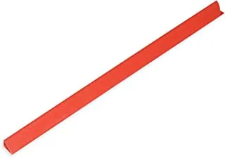 100-Piece FIS Plastic Sliding Bar Red 10mm, 100-Sheets Capacity - FSPG10-RE