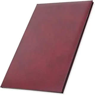 FIS FSCLCERTBOXMR Bonded Leather Certificate Folder with Gift Box, A4 Size, Maroon