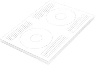 ملصق ليزر متعدد الأغراض 100 ورقة من FIS FSLA2-1-100 ، مقاس A4 ، أبيض