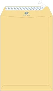 FIS FSME9032PLE50 90 GSM Peel and Seal Manila Envelopes 50-Pack, 9-Inch x 6-Inch Size