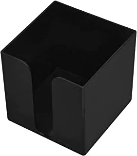 FIS FSMM185BK Memo Cube, 10.5 cm x 10.5 cm x 10 cm Size, Black