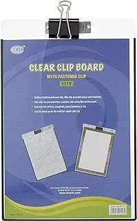 Fis Clip Board, A4 Size, Clear
