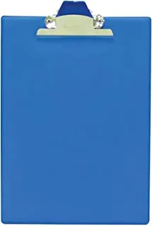 FIS FSCBRHA5BL PVC Jumbo Clip Board with Rubber Handle, 210 mm x 148 mm Size, Blue
