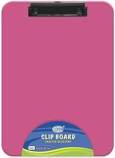 Fis Clip Board, A4 Size, Pink