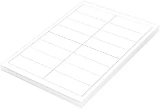 FIS FSLA16-5-100 16 ملصق ليزر متعدد الأغراض 100 ورقة ، مقاس A4 ، أبيض
