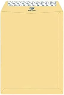 FIS FSME7033P50 70 GSM Peel and Seal Plain Manila Envelopes 50-Pack, 10-Inch x 7-Inch Size