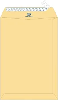 FIS FSME1232P50 120 GSM Peel and Seal Plain Manila Envelopes 50-Pack, 9-Inch x 6-Inch Size