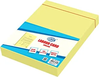 FIS 100-Piece Labour Card (English) 216X165mm - FSCL7EN