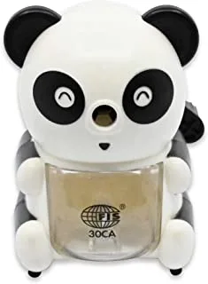 Fssp30ca panda table metal pencil sharpener, white/black