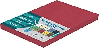 FIS FSBDE230A4DRE 230 gsm Embossed Binding Sheet 100-Pieces