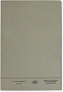 مجلدات FIS FSFF7FGY مربعة الشكل مع قفل 50 قطعة ، 320 جم ، مقاس 210 مم × 330 مم ، رمادي