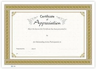 FIS Arabic Design Certificate 10-Pieces, A4 Size