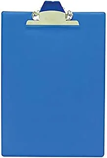 FIS FSCBRHA4BL PVC Jumbo Clip Board with Rubber Handle, Blue