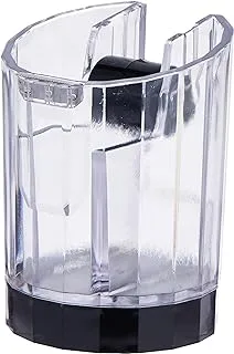 FIS FSPH101CL Pen Holder with Tape Cutter, Clear