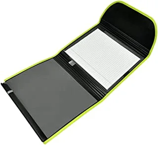 FIS FSPG1312LIME Compendium Note and File with 30 Sheets Pad, A4 Size, Lime/Green