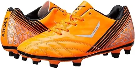 Vicky iStud, UK 12C Football Shoe,Neon Orange