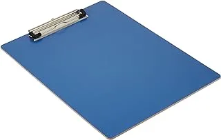 Fis Neon Color Wooden Wire Clip Board, A4 Size, Blue