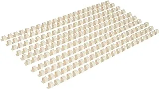 حلقات ربط بلاستيكية FSBD10WH10 من FIS ، سعة 70 ورقة ، مقاس 10 مم ، أبيض