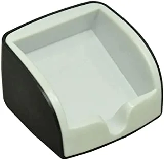 FIS FSMM01 Memo Cube, 117 mm x 122 mm x 75 mm Size, Black/White