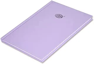 FIS FSNBA5N274 Single Line Neon Hard Cover Notebook 5-Pieces, A5 Size, Taro