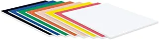 50-Piece FIS Foam Board 5mm, Assorted Colors, 50X70cm - FSFBDS5070ASST