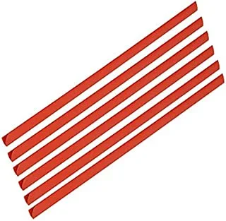 Fis fspg03-re 3 mm plastic sliding bar 100-pieces, 30 sheets capacity, red