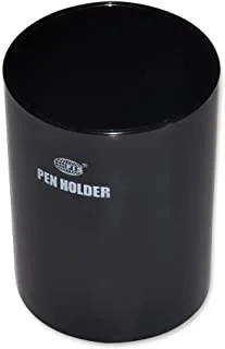 FIS FSPHBK Round Shape Pen Holder, Black