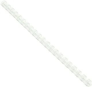 حلقات ربط بلاستيكية FSBD12CL10 من FIS ، سعة 90 ورقة ، مقاس 12 مم ، أبيض