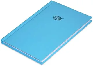 FIS FSNBA6N220 Single Line Neon Hard Cover Notebook 5-Pieces, A6 Size, Turquoise