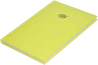 FIS FSNBA5N363 Single Line Neon Hard Cover Notebook 5-Pieces, A5 Size, Yellow