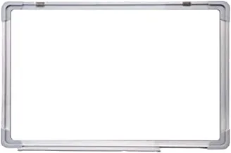 FIS FSWB6090CM White Board with Aluminium Frame, 60 cm x 90 cm Size